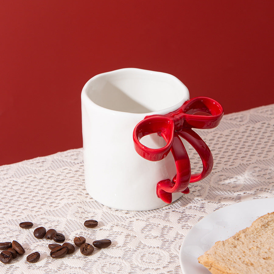 [TheBellozia] Tied with Love Mug (Red&White)