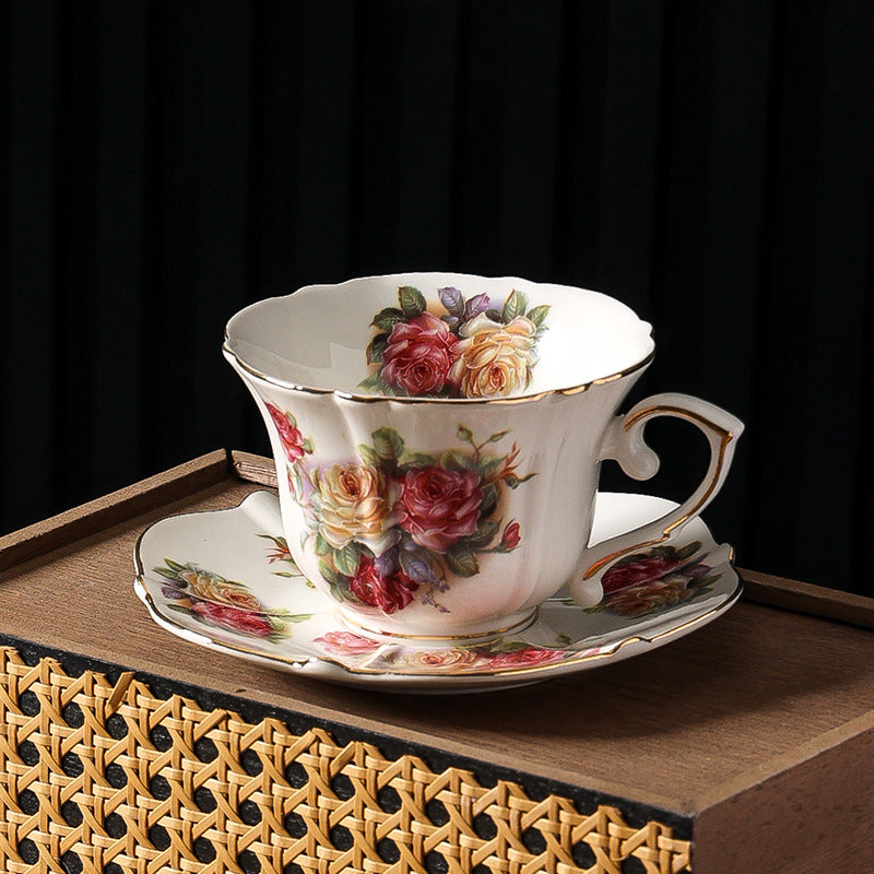 [TheBellozia] Victorian Garden Cup and Saucer Set