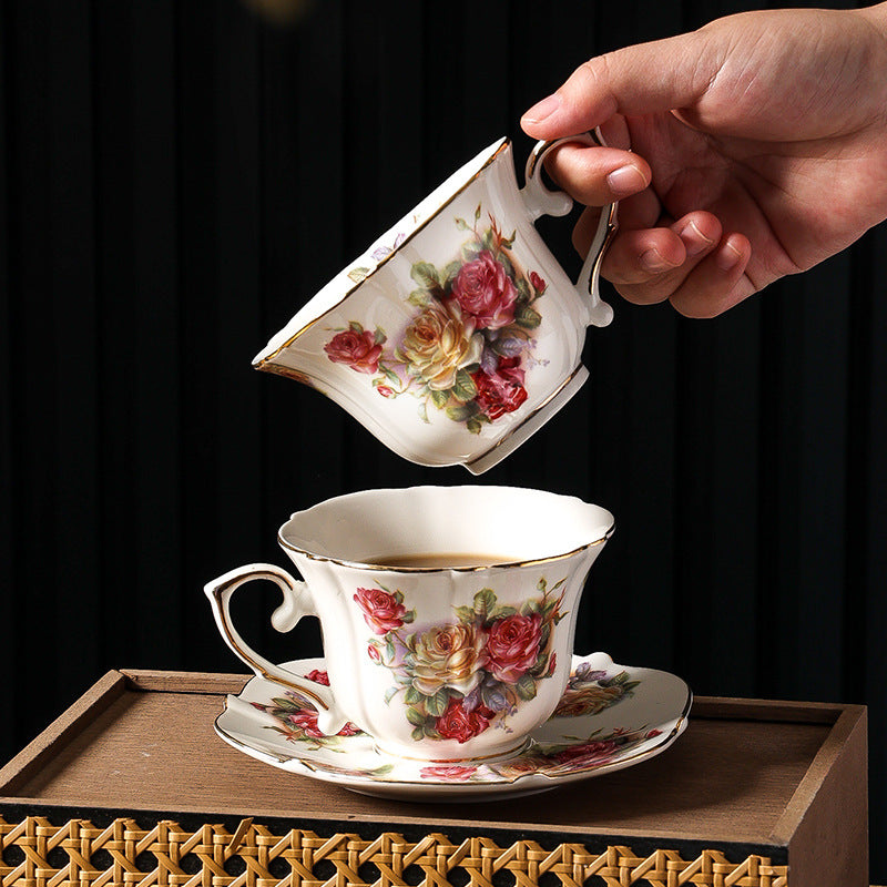 [TheBellozia] Victorian Garden Cup and Saucer Set