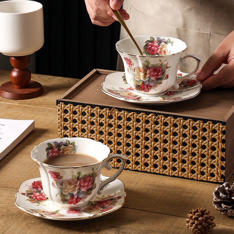 [TheBellozia] Victorian Garden Cup and Saucer Set