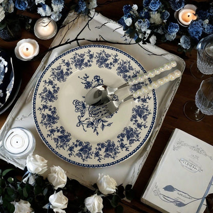 [TheBellozia] Rosy Sketch Dinner Plate