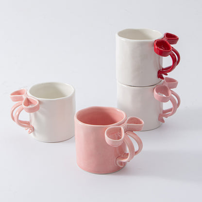 [TheBellozia] Tied with Love Mug (Red&White)